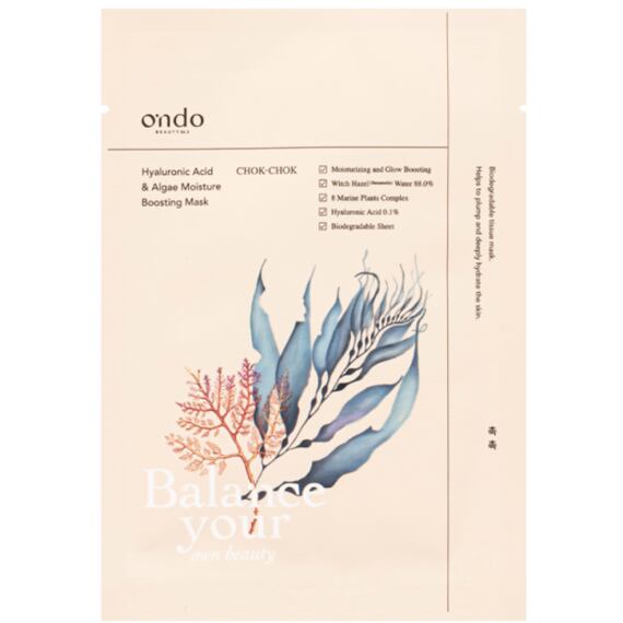 Ondo Beauty 36.5 CHOK-CHOK Hyaluronic Acid & Algae Moisture Boosting Mask 25 g