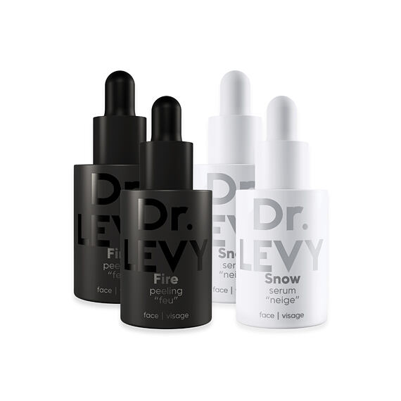 Dr. LEVY Fire & Snow 2 Steps: Peel & Serum 4 x 10 ml
