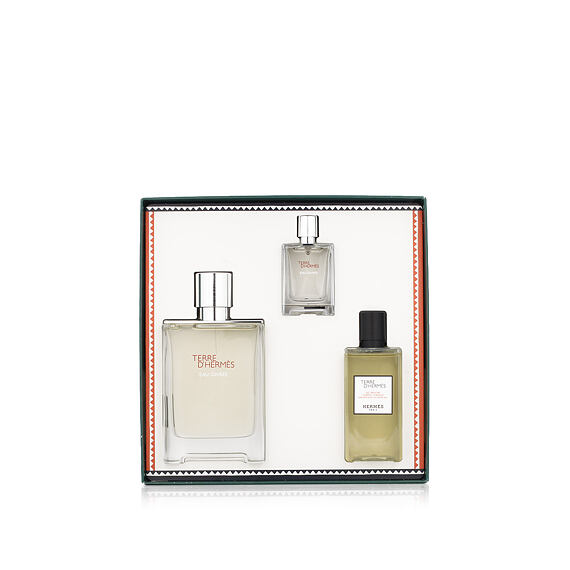 Hermès Terre D'Hermès Eau Givrée EDP napełnialny 100 ml + EDP MINI 12.5 ml + SG 80 ml M