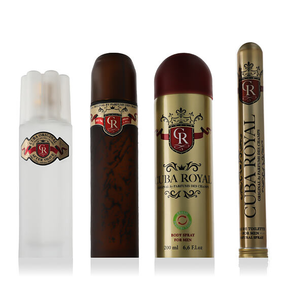 Cuba Royal EDT 100 ml + EDT 35 ml + woda po goleniu 100 ml + spray do ciała 200 ml M