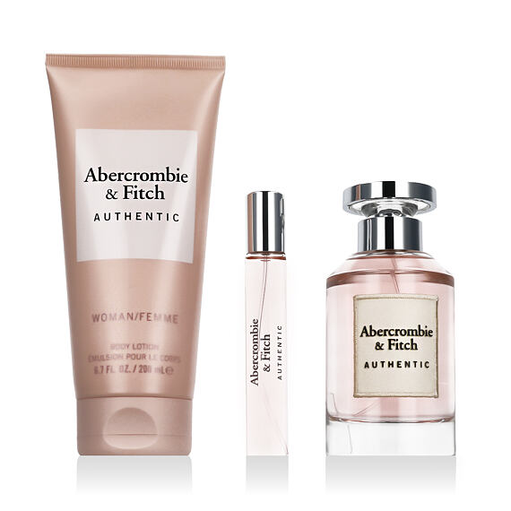 Abercrombie & Fitch Authentic Woman EDP 100 ml + EDP 15 ml + BL 200 ml W