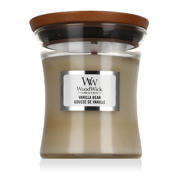 WoodWick Mini Hourglass Candles świeca zapachowa Vanilla Bean 85 g (wada zabarwienia)