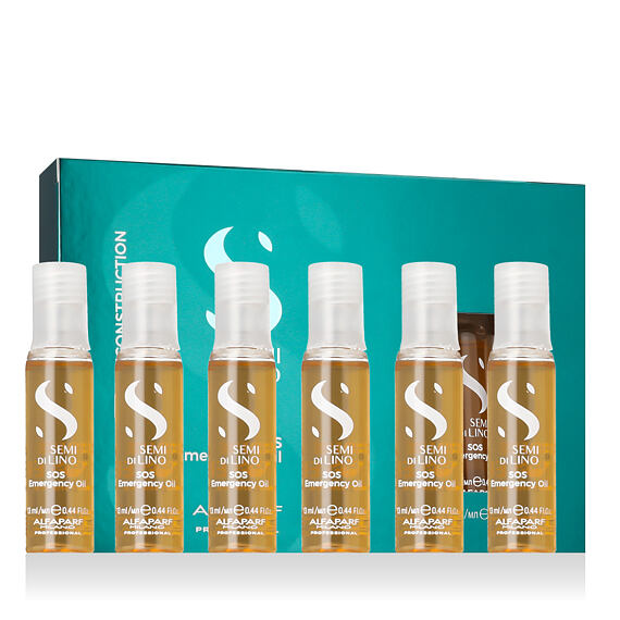 Alfaparf Semi Di Lino Reconstruction SOS Emergency Oil 6 x 13 ml