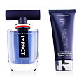 Tommy Hilfiger Impact EDT 100 ml + EDT MINI 4 ml + żel pod prysznic do ciała i włosów 100 ml M - Blue Cover