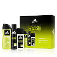 Adidas Pure Game DEO w sprayu 150 ml + DEO w szkle 75 ml + żel pod prysznic do ciała i włosów 250 ml