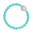 By Eloise London Silver Bling Heart Lock - Turquoise