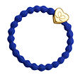 By Eloise London Gold Heart - Royal Blue