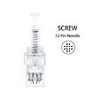BBmessopen sterylna głowica do Electric Microneedling Pen 12 igieł (gwint zewnętrzny) 50 szt
