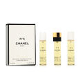 Chanel No 5 Woda toaletowa dla kobiet - 3 x 20 ml uzupełnienie sprayu kieszonkowego