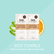TanOrganic Self Tan Eco Towels 2 x 10 ml