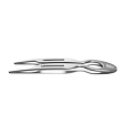 Fiona Franchimon Nº 1 Hairpin Steel (White Gold Finish) 1 szt