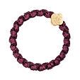 By Eloise London Gold Quatrefoil Woven - Woven Plum