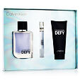 Calvin Klein Defy EDT 100 ml + EDT MINI 10 ml + żel pod prysznic do ciała i włosów 100 ml M
