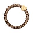 By Eloise London Gold Heart Woven - Bronze