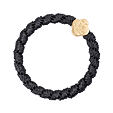 By Eloise London Gold Quatrefoil Woven - Charcoal Grey