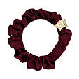 By Eloise London Gold Star Silk Scrunchie - Sangria