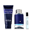 Montblanc Explorer Ultra Blue EDP 100 ml + EDP MINI 7.5 ml + SG 100 ml M - Star Triple-Line Cover