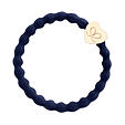 By Eloise London Gold Heart - Navy Blue