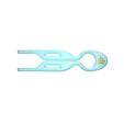 Fiona Franchimon Nº 1 Hairpin (Tantalizing Blue) 3 szt