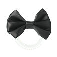 Invisibobble Bowtique Spiral Hair Ring Meets Bow (True Black) 1 szt